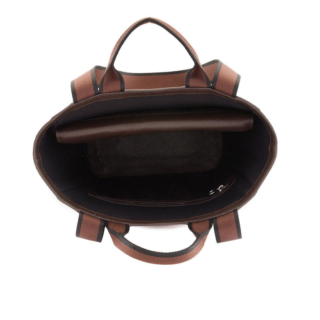 MAISON TOTE CANVAS CACAO