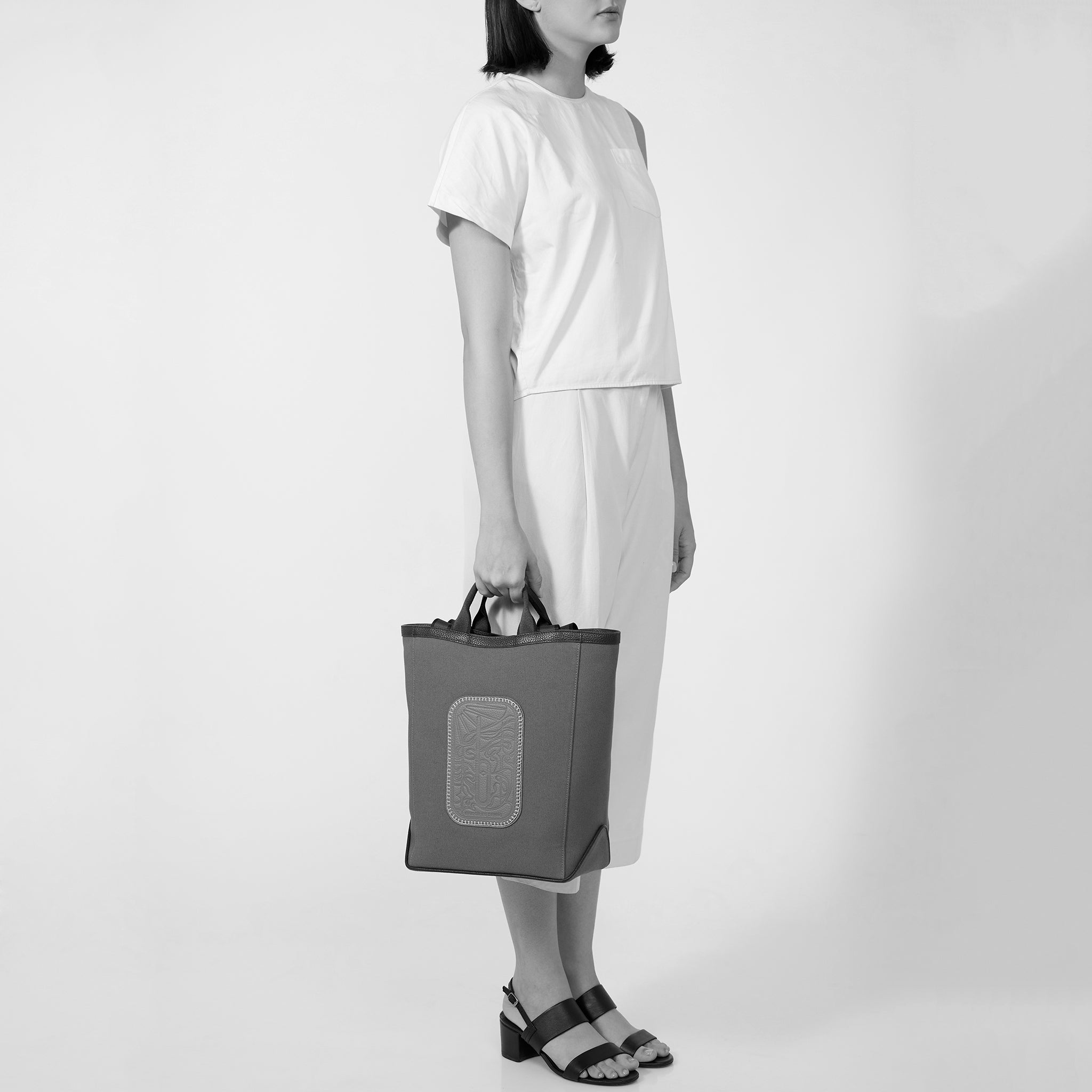 MAISON TOTE CANVAS CACAO