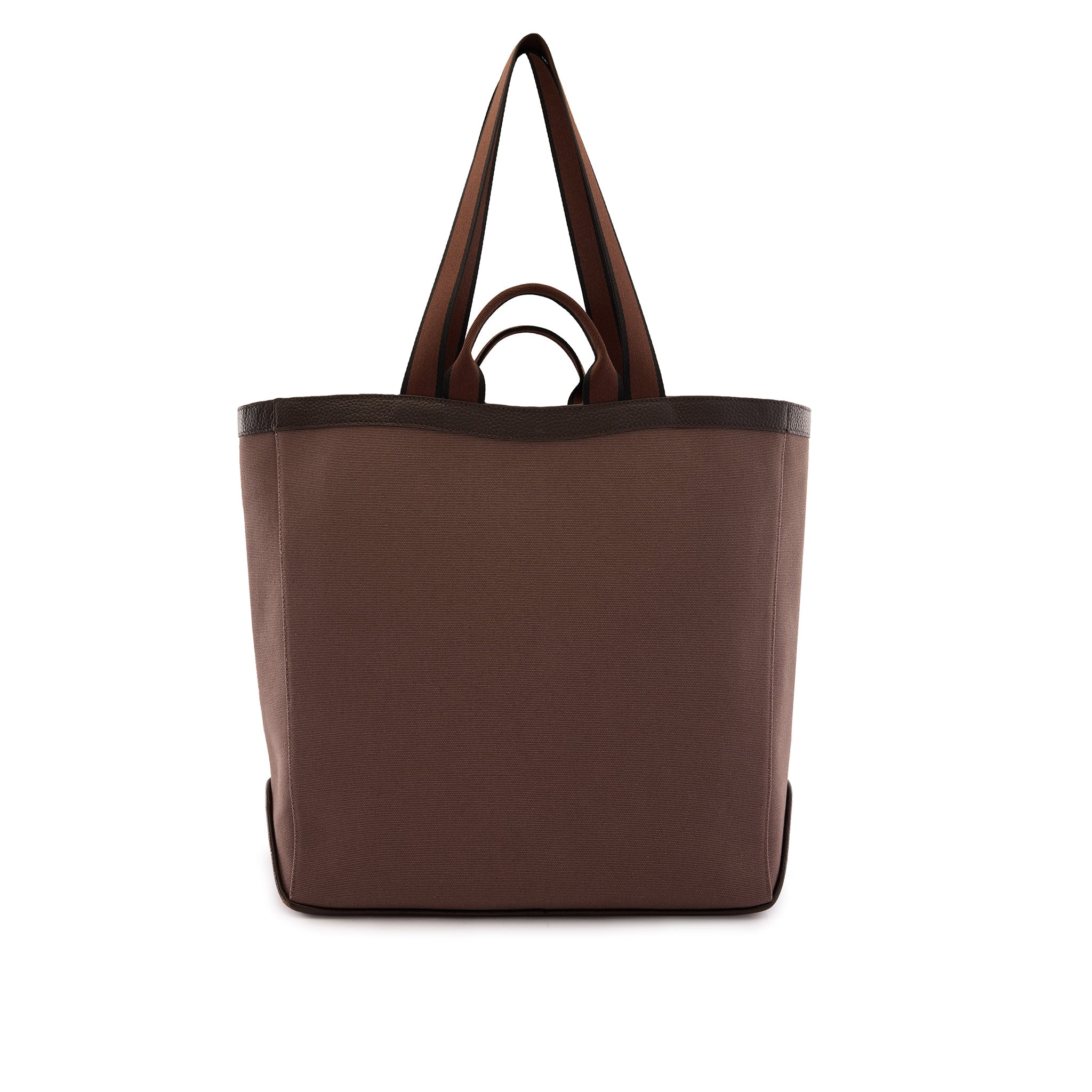 MAISON TOTE LARGE CANVAS CACAO