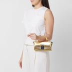 MARY BAG MICRO SOFT METALLIC GOLD