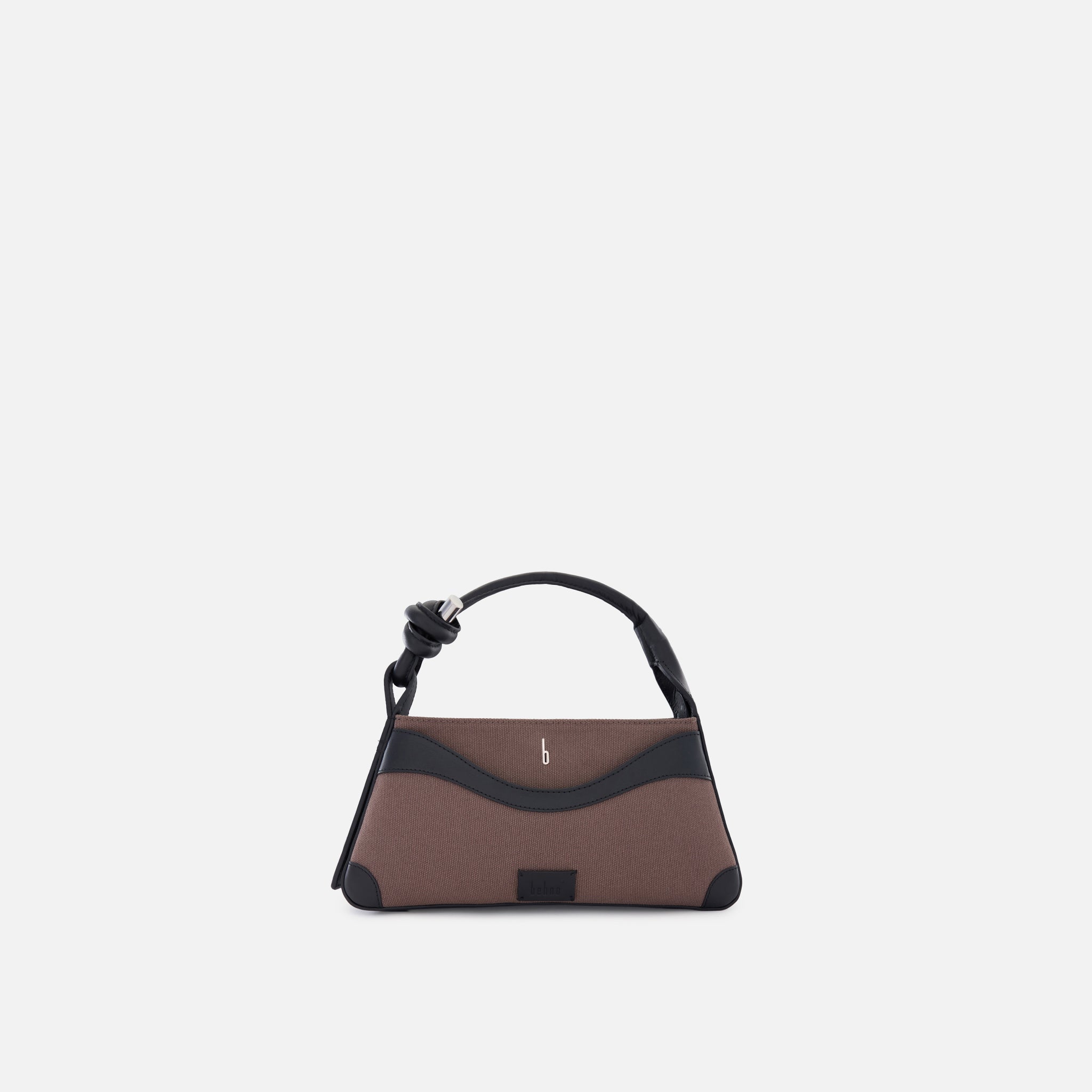 MELINA CROSSBODY CANVAS CACAO/BLACK