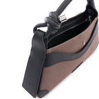 MELINA CROSSBODY CANVAS CACAO/BLACK