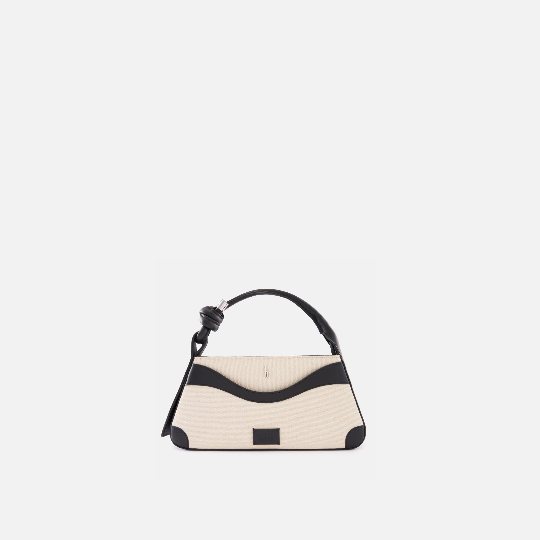 MELINA CROSSBODY CANVAS SAND/BLACK