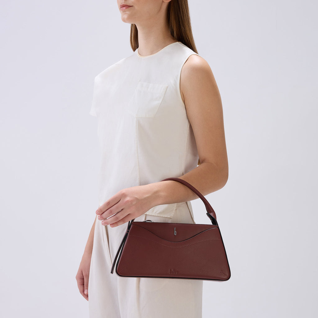 MELINA CROSSBODY NAPPA BRICK