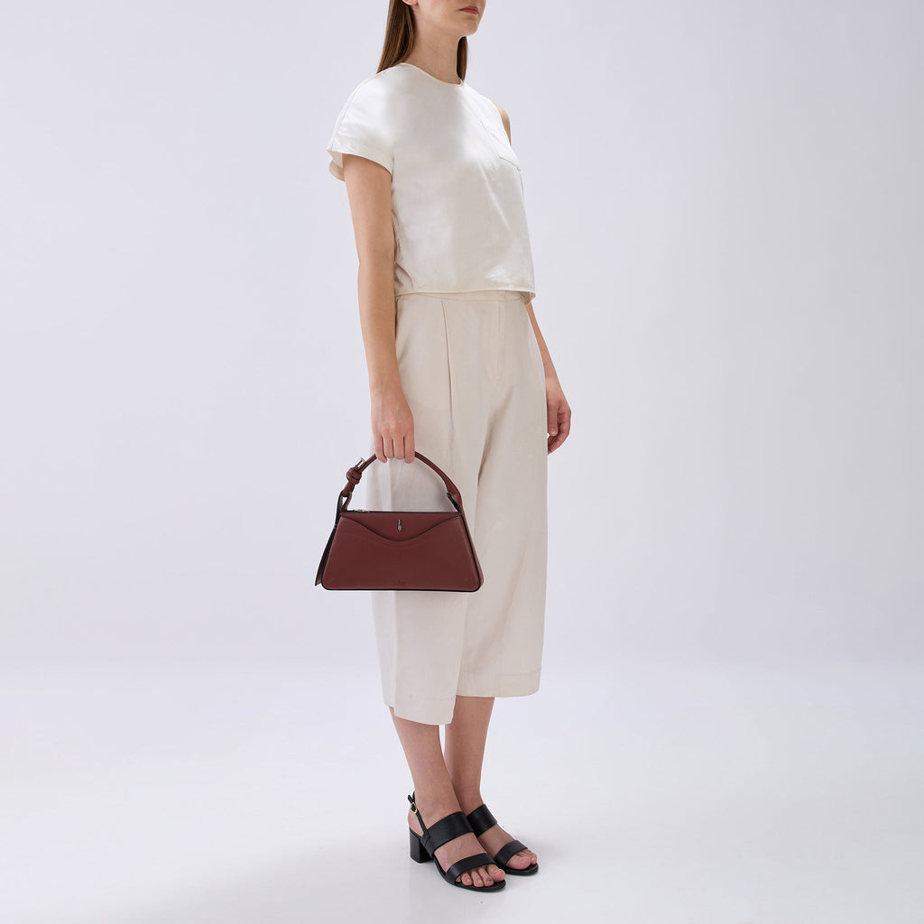 MELINA CROSSBODY NAPPA BRICK