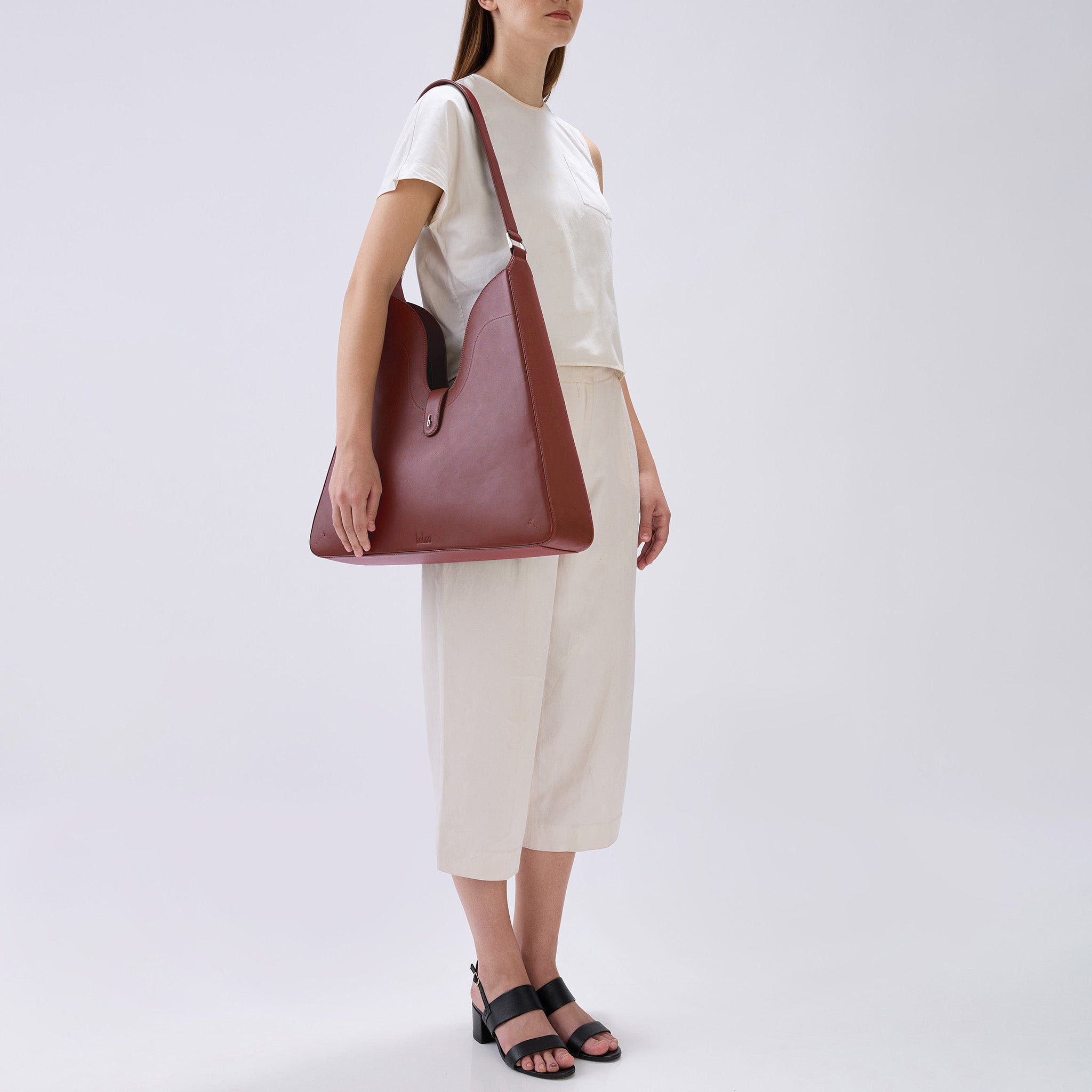 MELINA SHOULDER BAG NAPPA BRICK