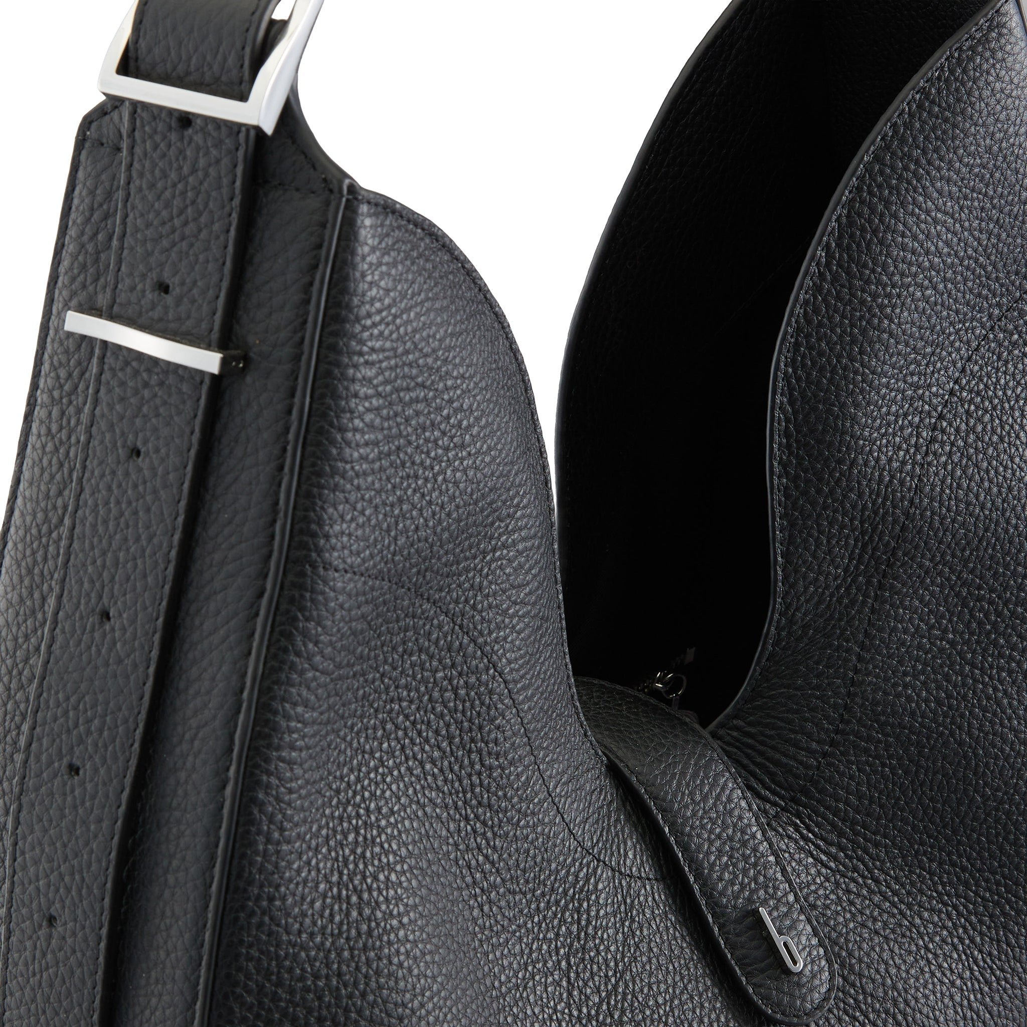 MELINA SHOULDER BAG PEBBLE BLACK