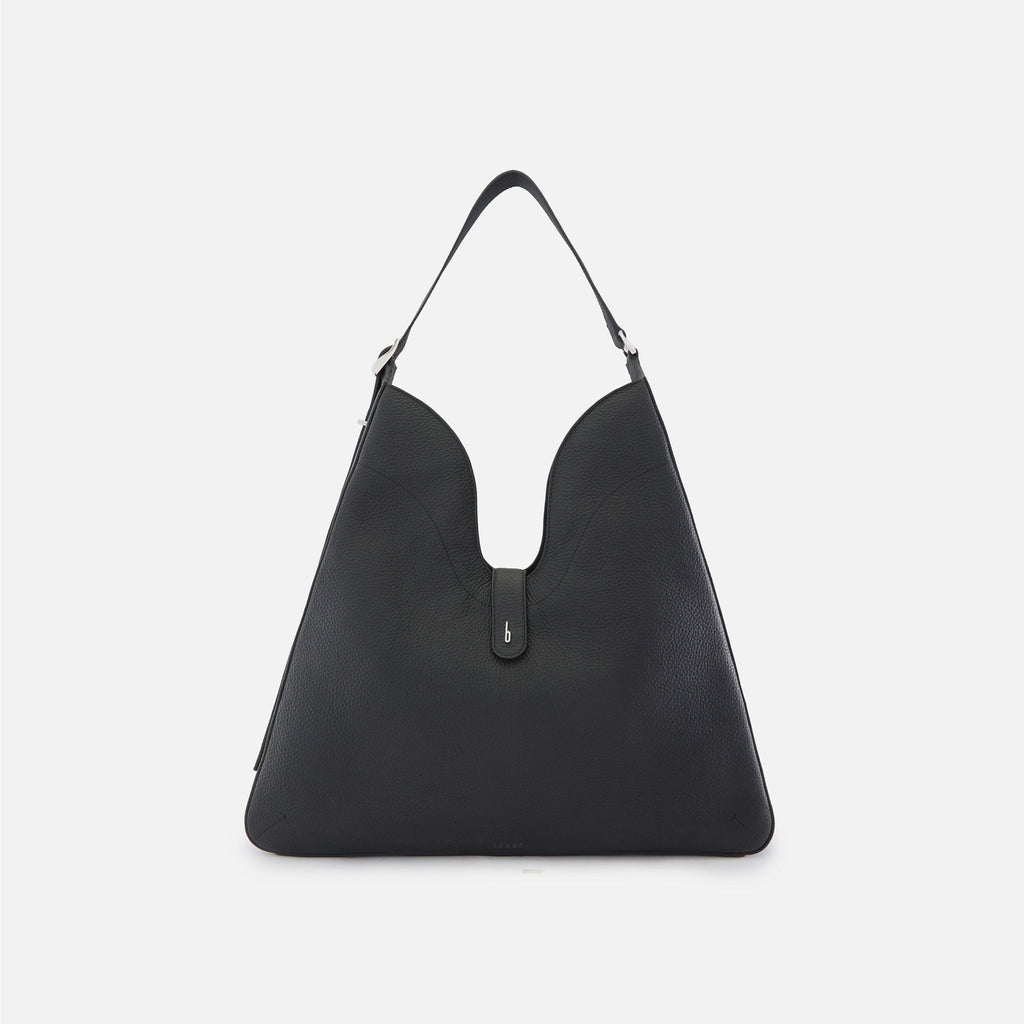 MELINA SHOULDER BAG PEBBLE BLACK