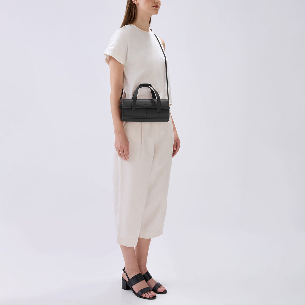 MICHELLE MINI CROSSBODY NAPPA BLACK