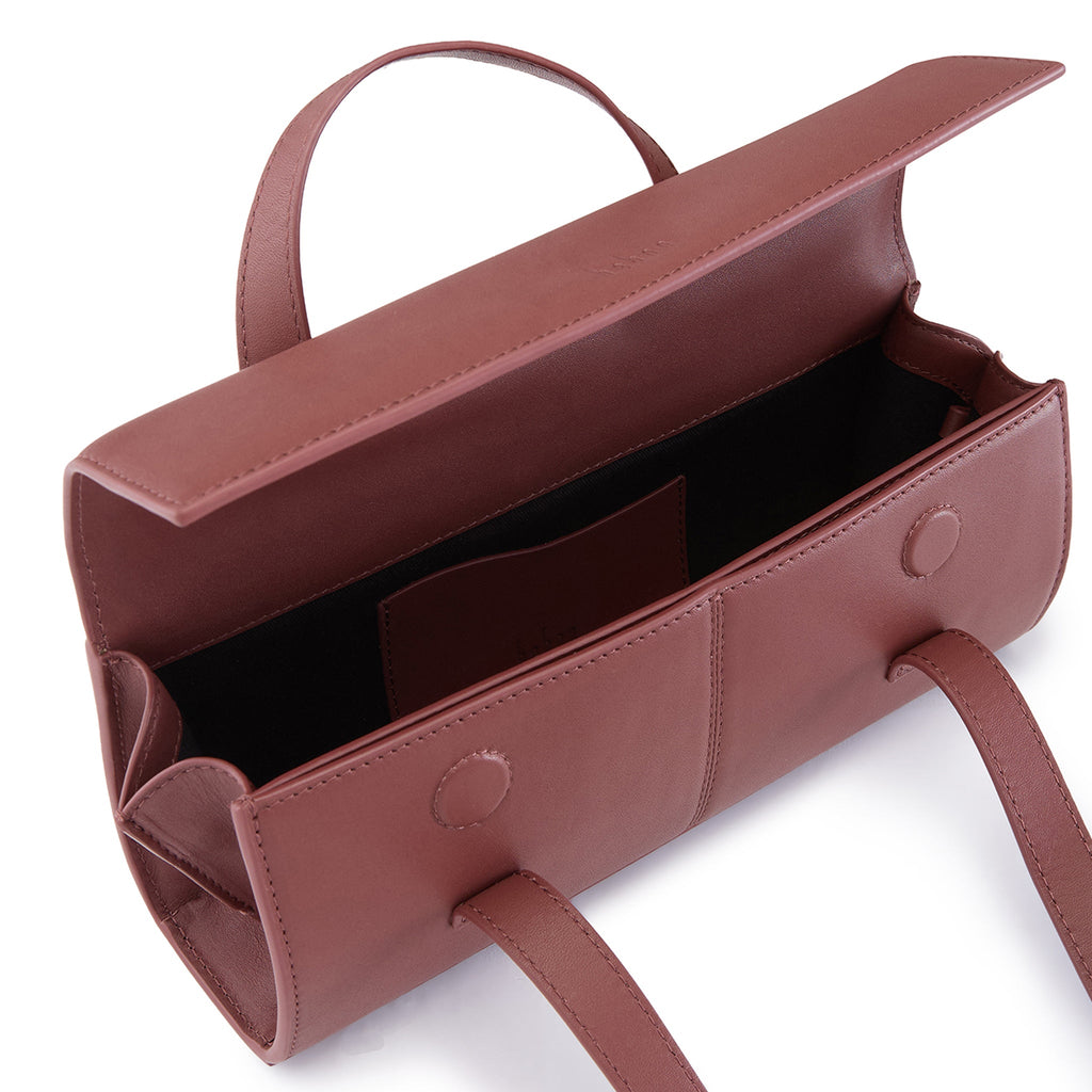 MICHELLE MINI CROSSBODY NAPPA BRICK