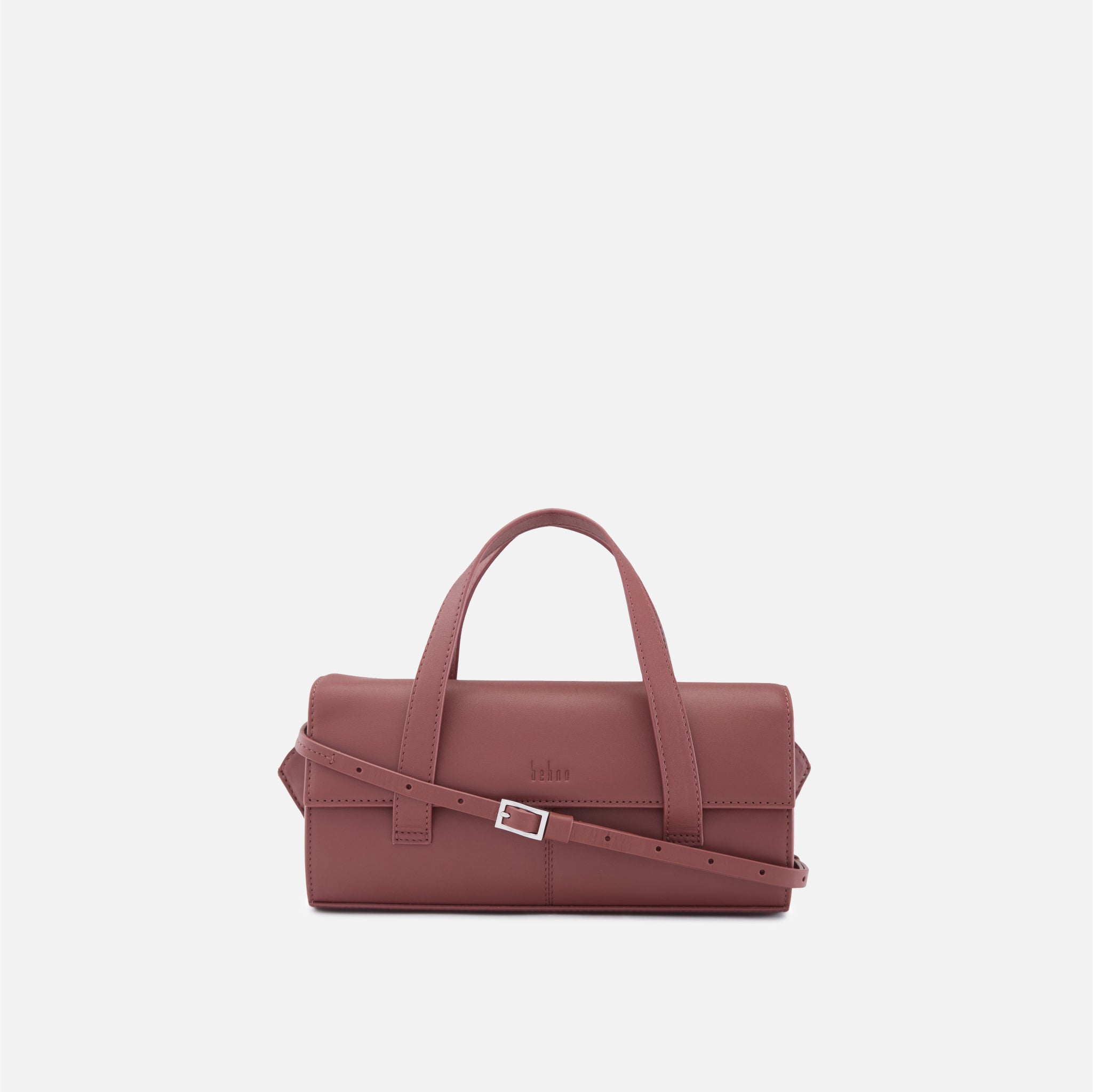 MICHELLE MINI CROSSBODY NAPPA BRICK
