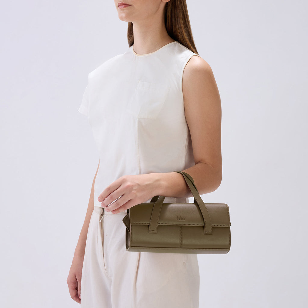 MICHELLE MINI CROSSBODY NAPPA WOOD