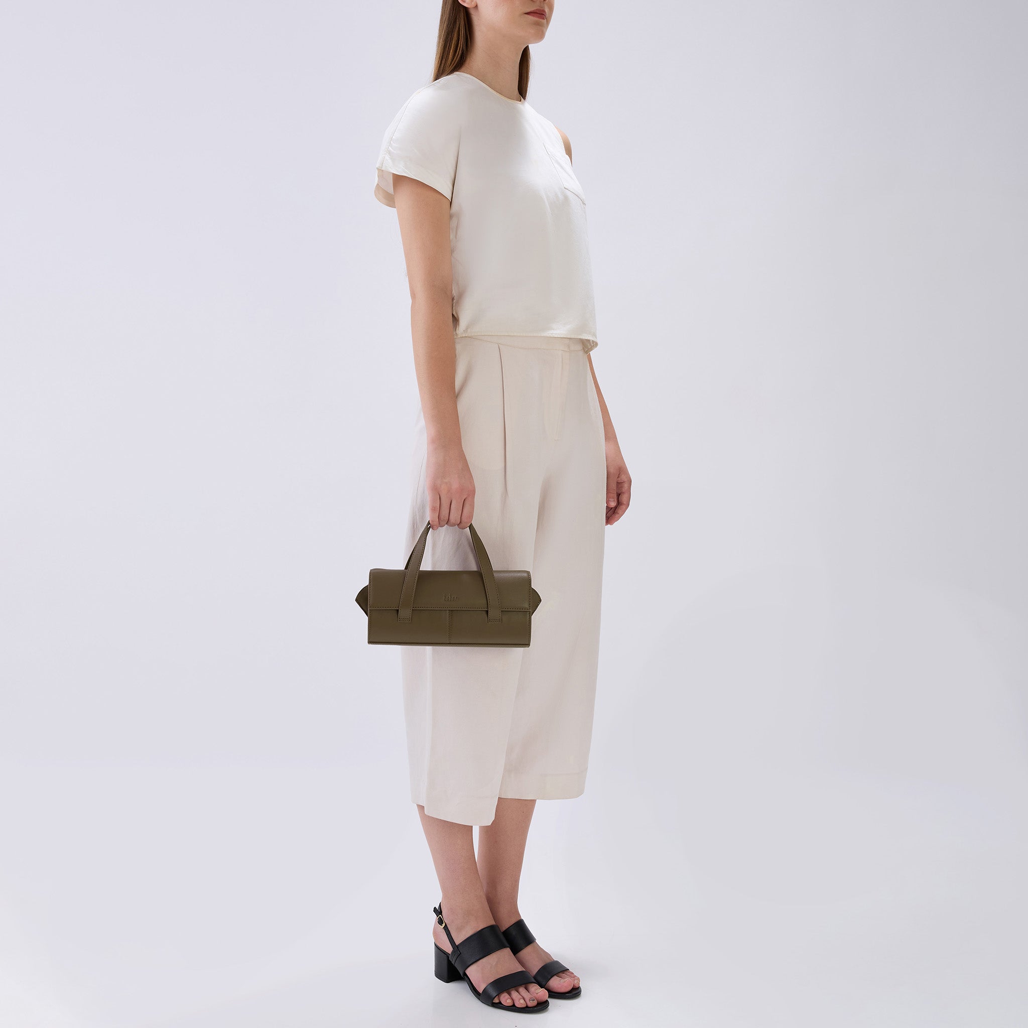 MICHELLE MINI CROSSBODY NAPPA WOOD