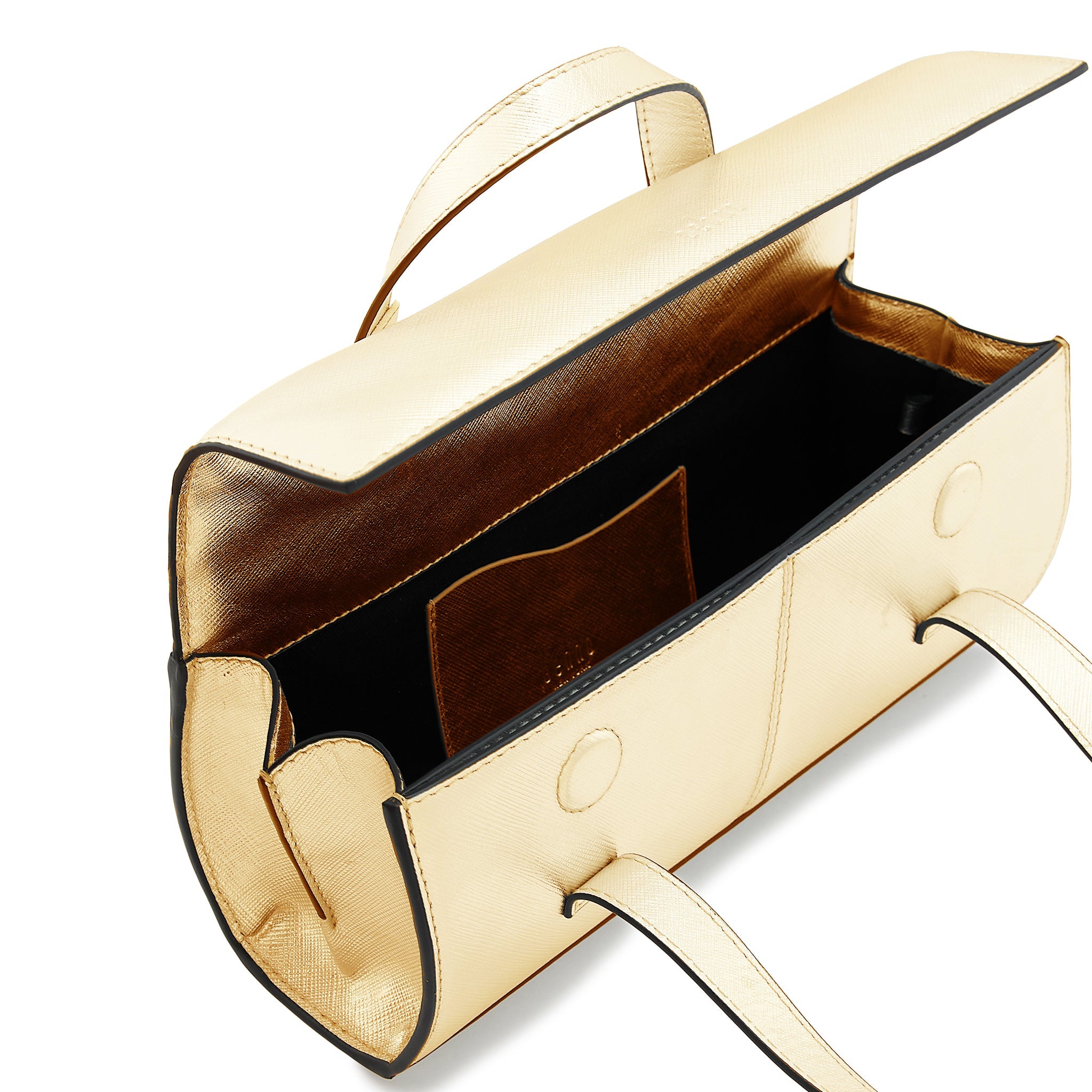 MICHELLE MINI CROSSBODY METALLIC GOLD