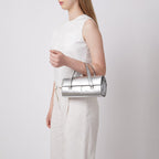 MICHELLE MINI CROSSBODY METALLIC SILVER