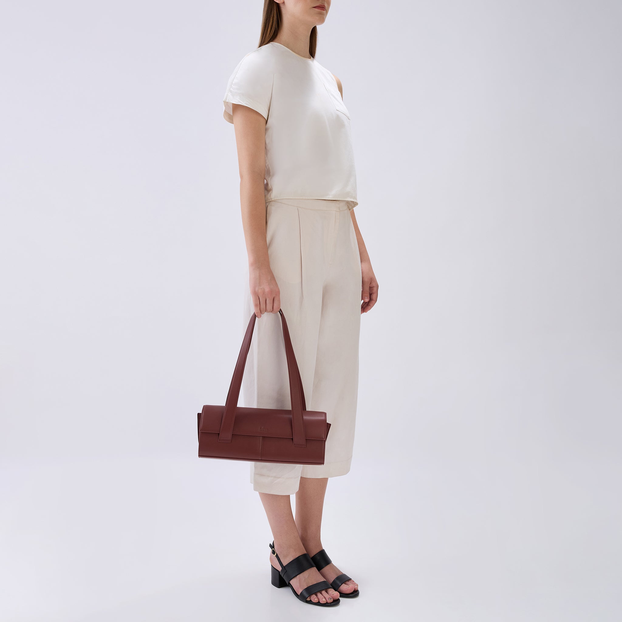 MICHELLE SHOULDER BAG NAPPA BRICK