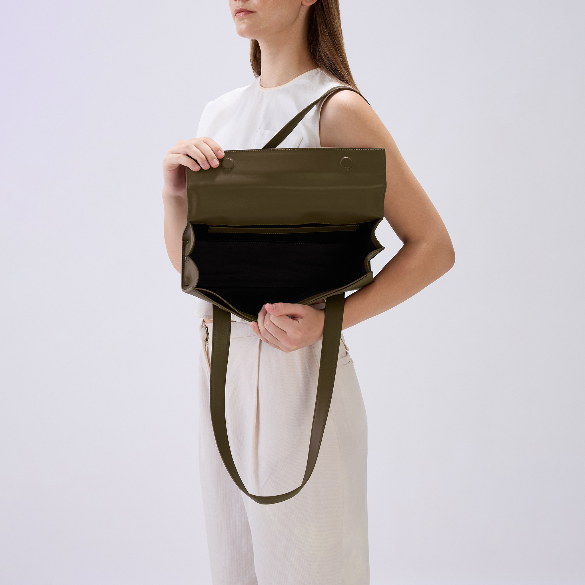 MICHELLE SHOULDER BAG NAPPA WOOD