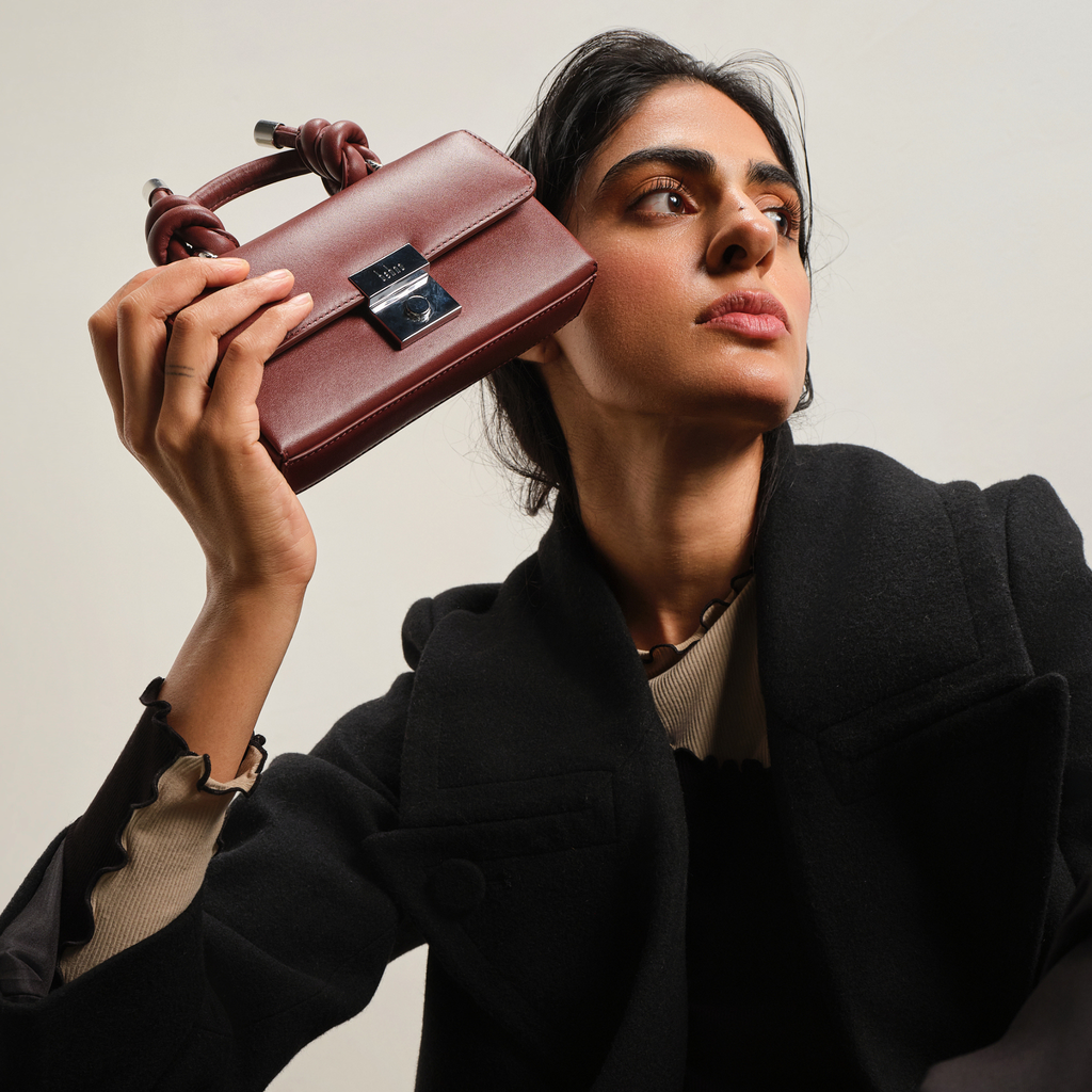 MARY BAG MICRO SOFT NAPPA BRICK