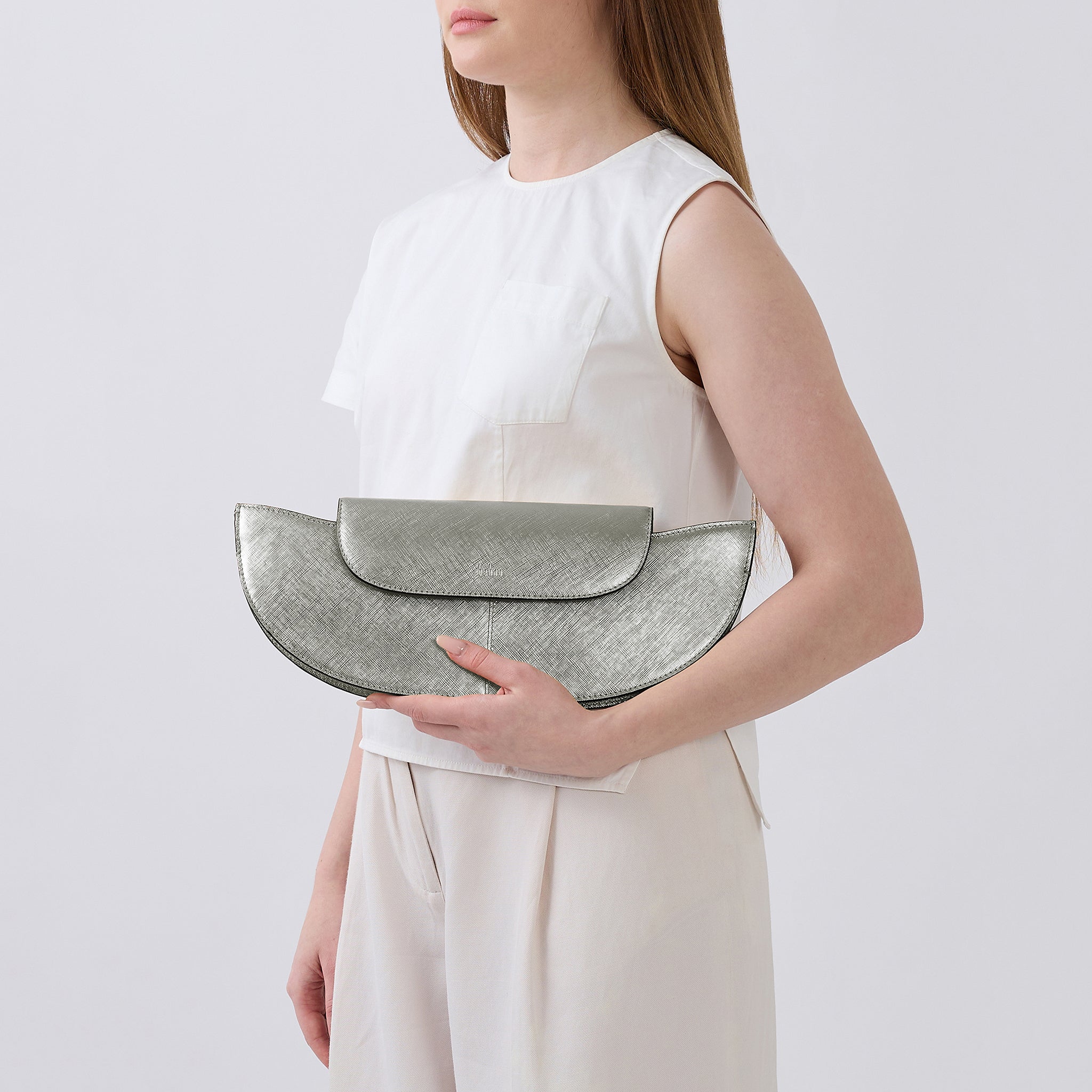 NADIA CLUTCH METALLIC SILVER