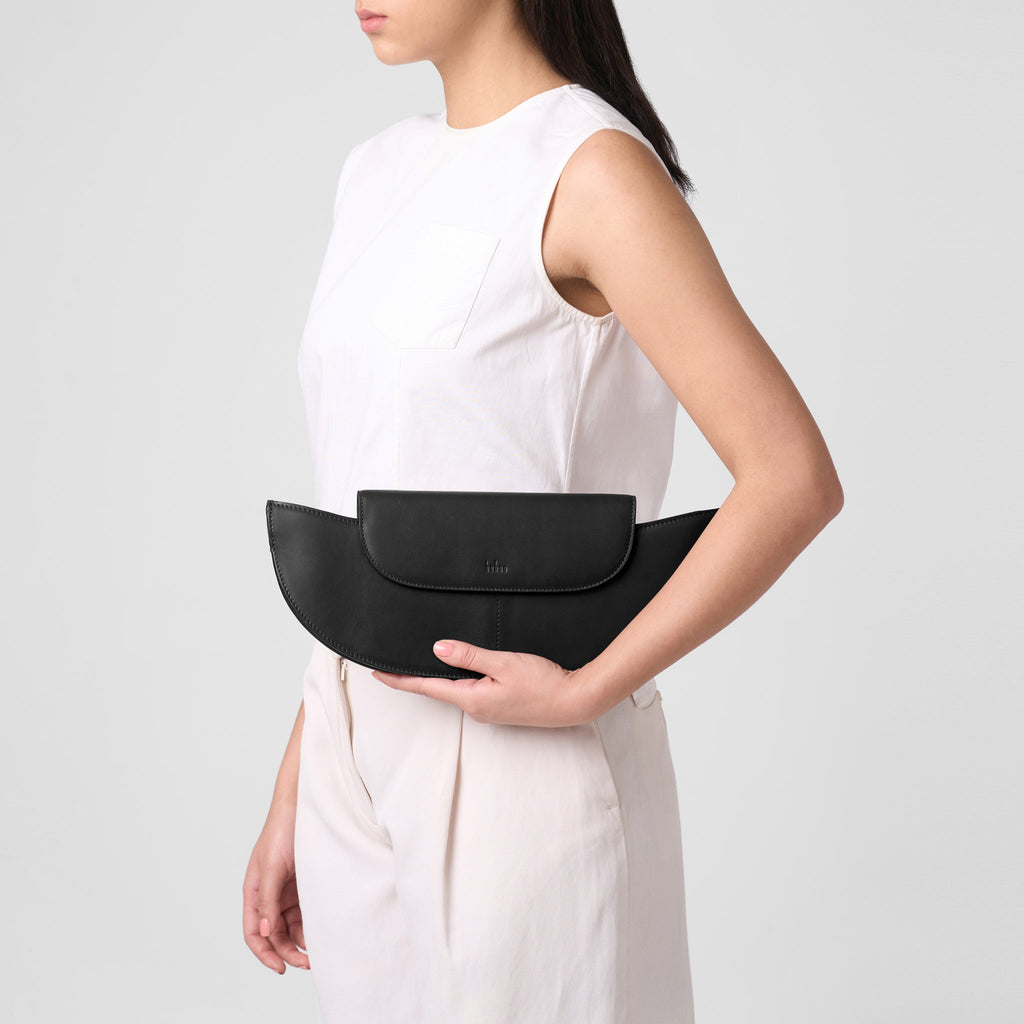 NADIA CLUTCH NAPPA BLACK