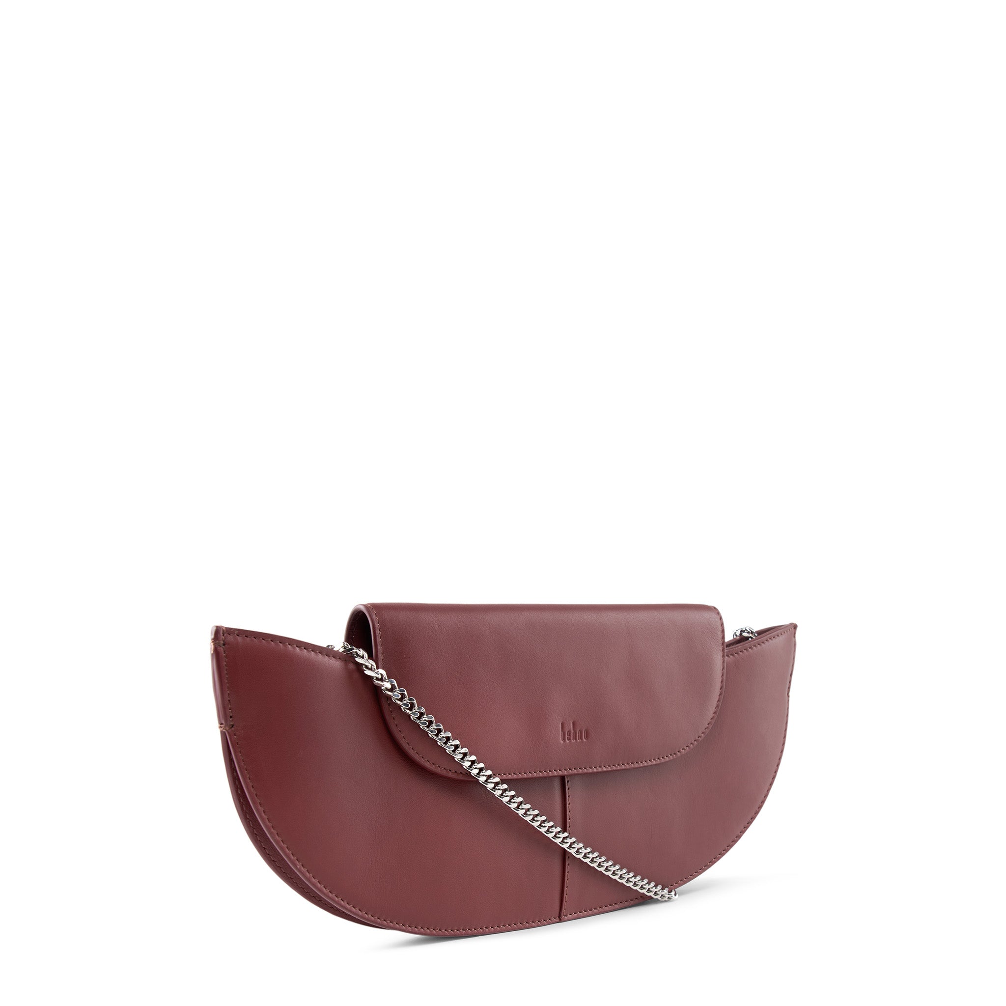 NADIA CLUTCH NAPPA BRICK
