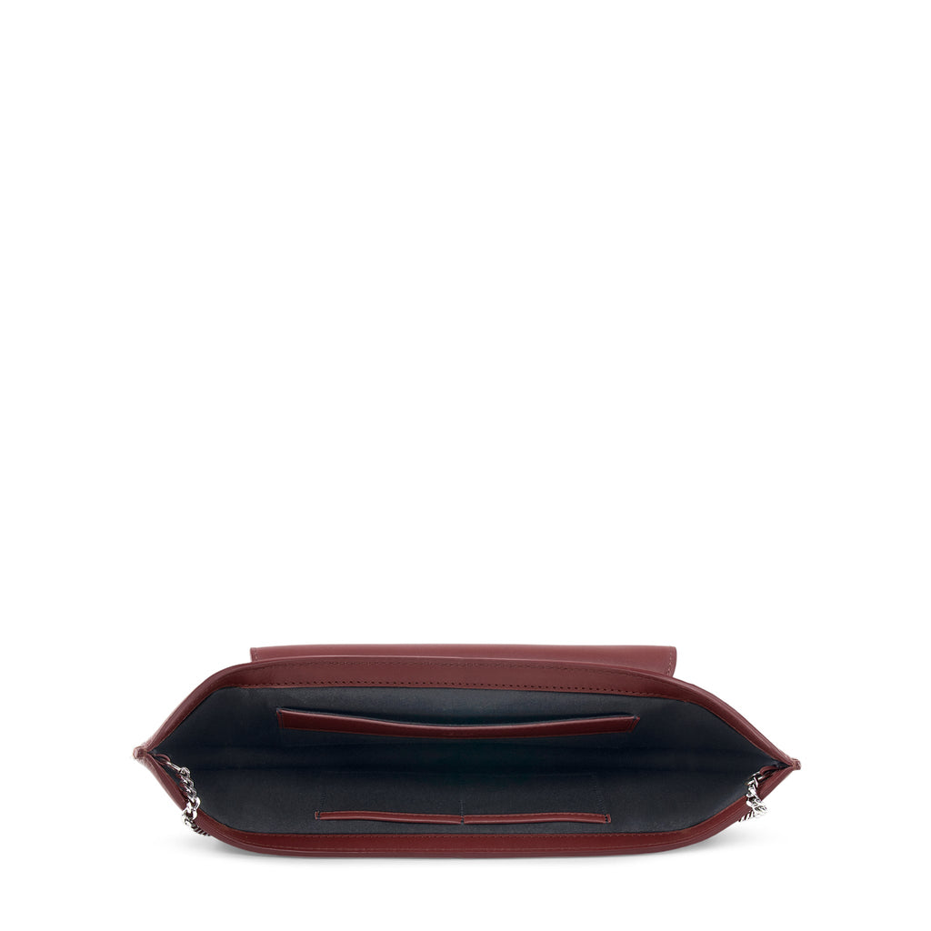 NADIA CLUTCH NAPPA BRICK