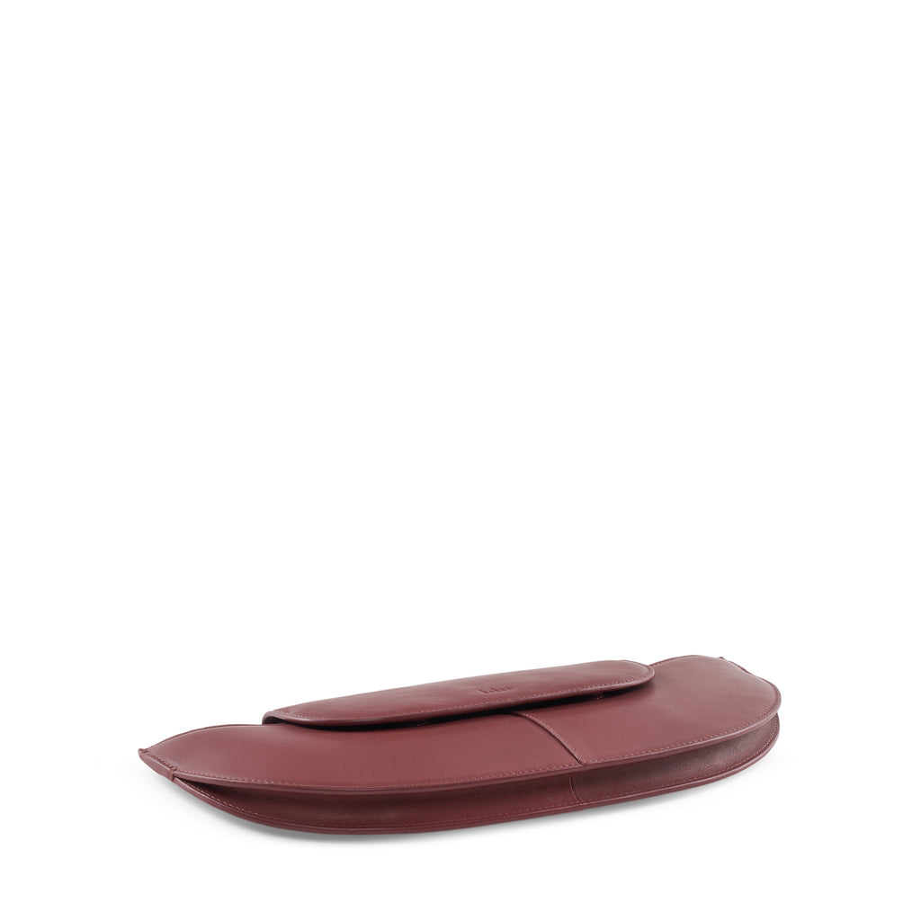 NADIA CLUTCH NAPPA BRICK