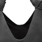 NELLI HOBO LARGE PEBBLE BLACK