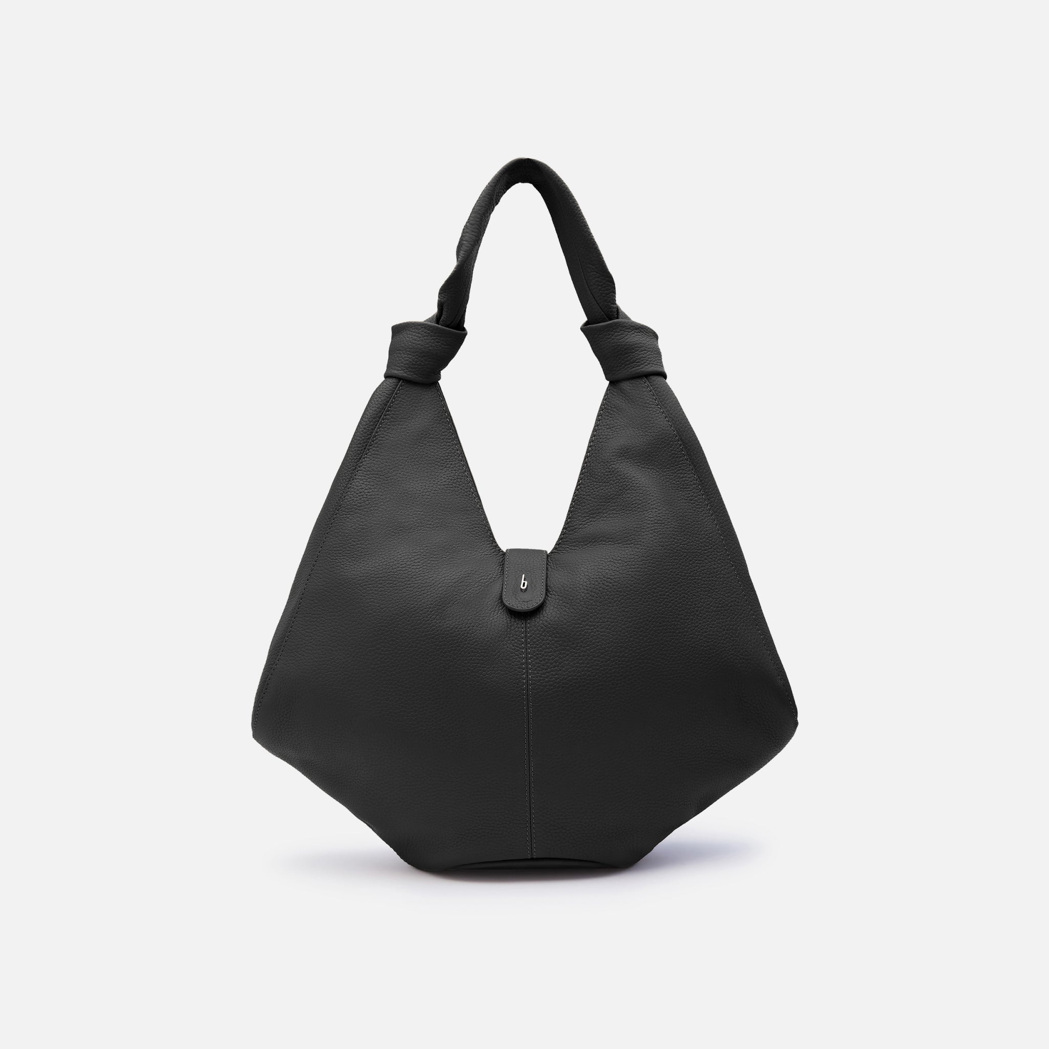 NELLI HOBO LARGE PEBBLE BLACK