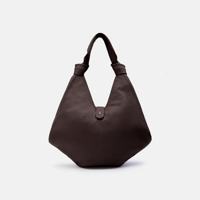 NELLI HOBO LARGE PEBBLE CACAO Hover Image