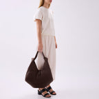 NELLI HOBO LARGE PEBBLE CACAO