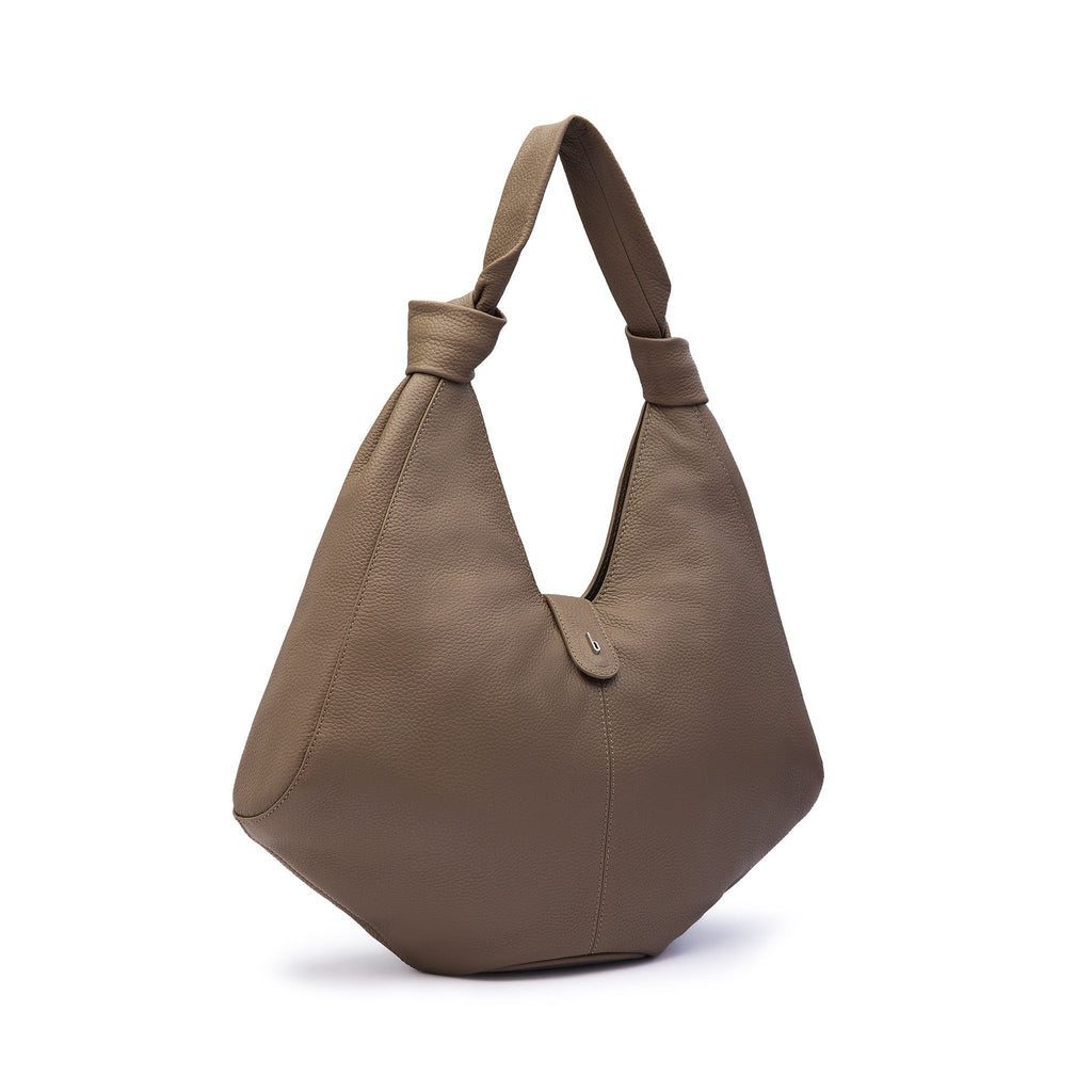 NELLI HOBO LARGE PEBBLE TAUPE