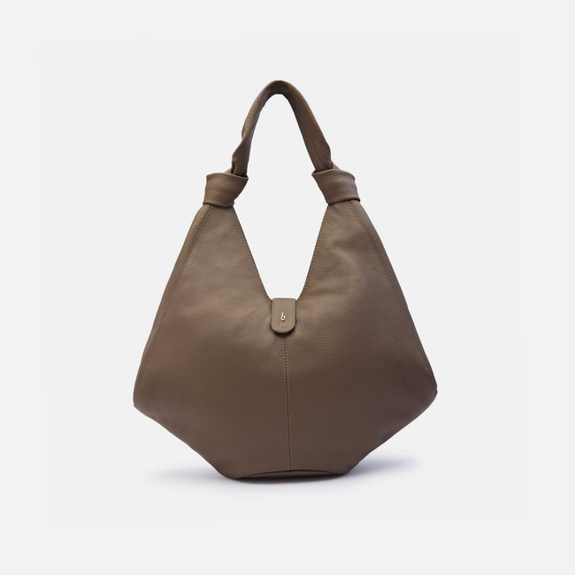 NELLI HOBO LARGE PEBBLE TAUPE Hover Image