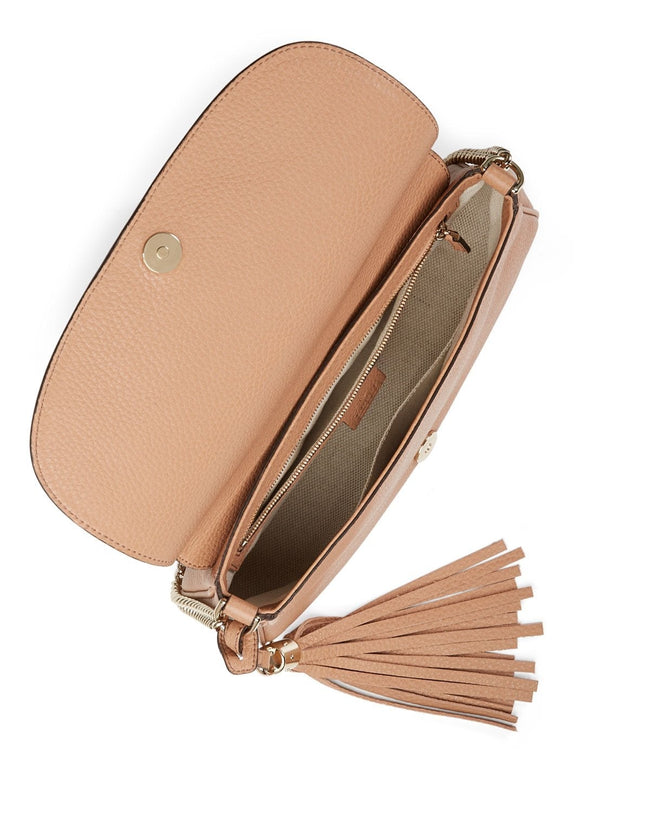 Soho Disco Crossbody Bag Brown With Tassel Main Image