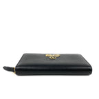 Calfskin GG Marmont Bow Zip Around Wallet