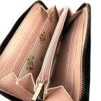 Calfskin GG Marmont Bow Zip Around Wallet