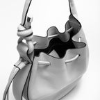 INA BAG MEDIUM PEBBLE RED