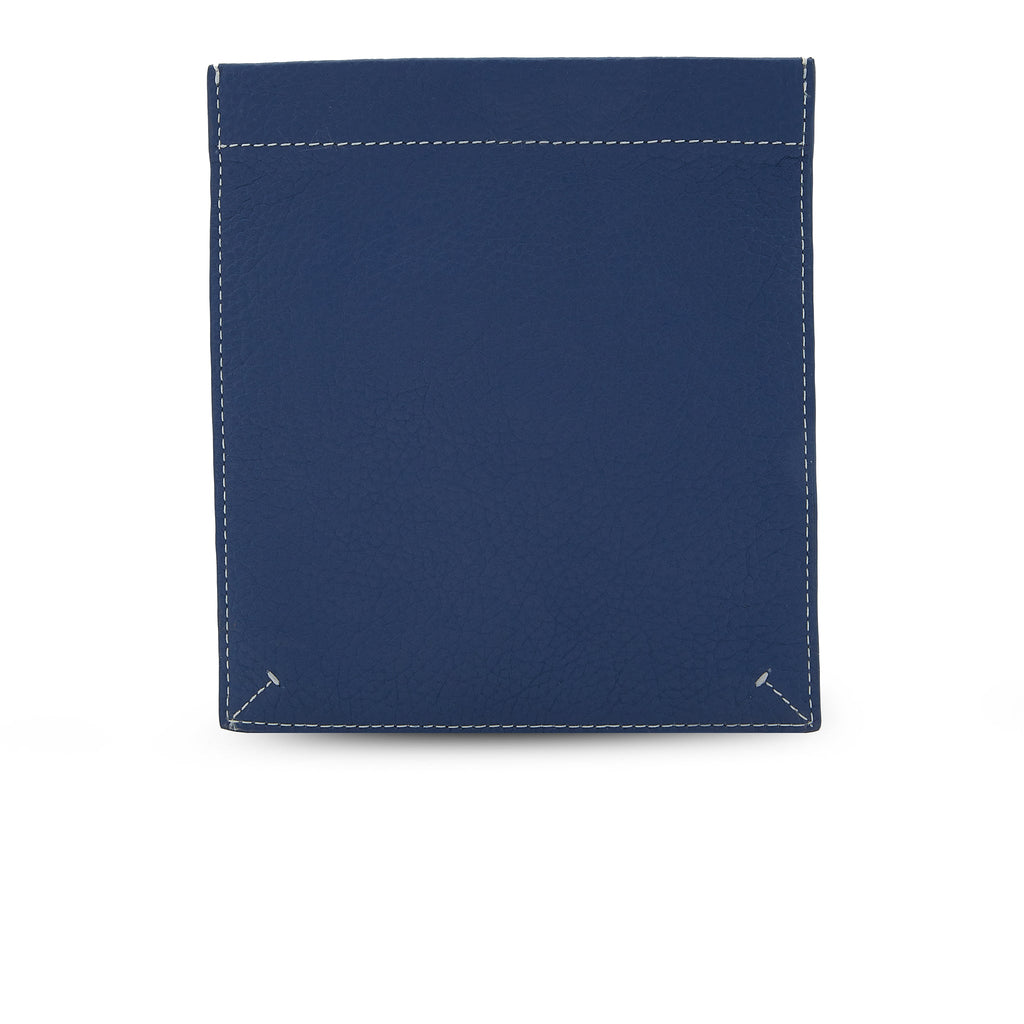 RILEY PASSPORT POUCH PEBBLE AEGEAN