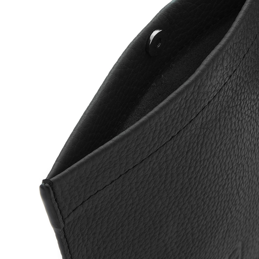 RILEY PASSPORT POUCH PEBBLE SLATE