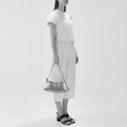 RUTH MINI SHOULDER BAG METALLIC SILVER