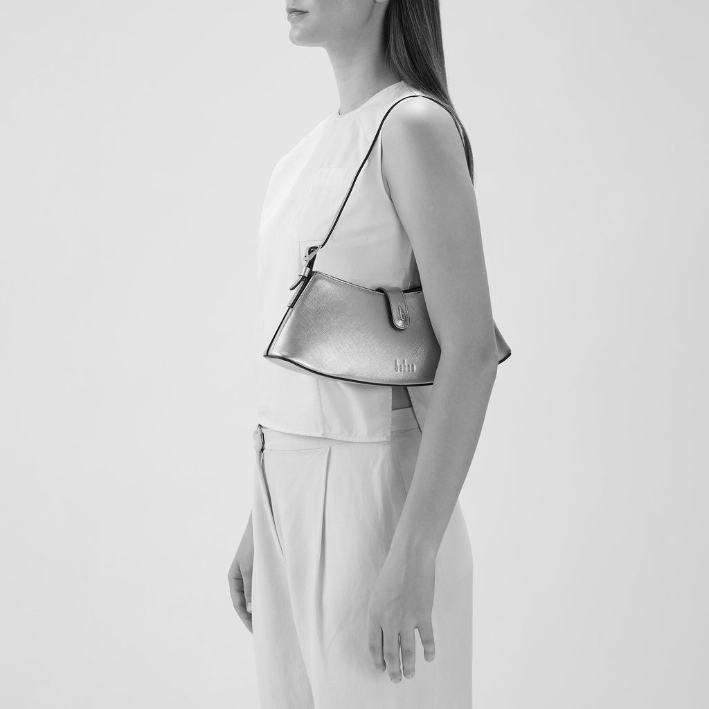 RUTH MINI SHOULDER BAG METALLIC SILVER