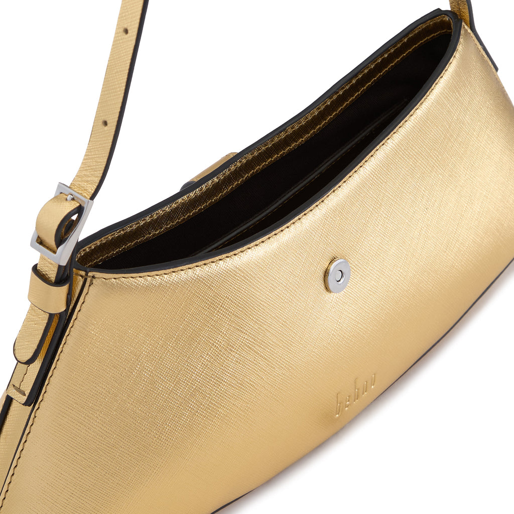 RUTH MINI SHOULDER BAG METALLIC GOLD