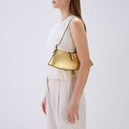 RUTH MINI SHOULDER BAG METALLIC GOLD
