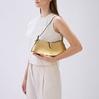 RUTH MINI SHOULDER BAG METALLIC GOLD