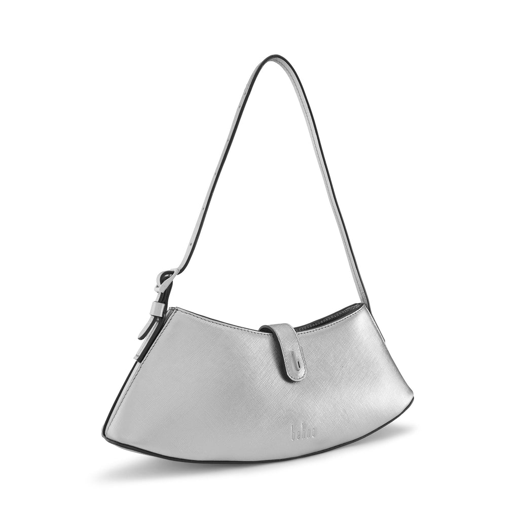 RUTH MINI SHOULDER BAG METALLIC SILVER