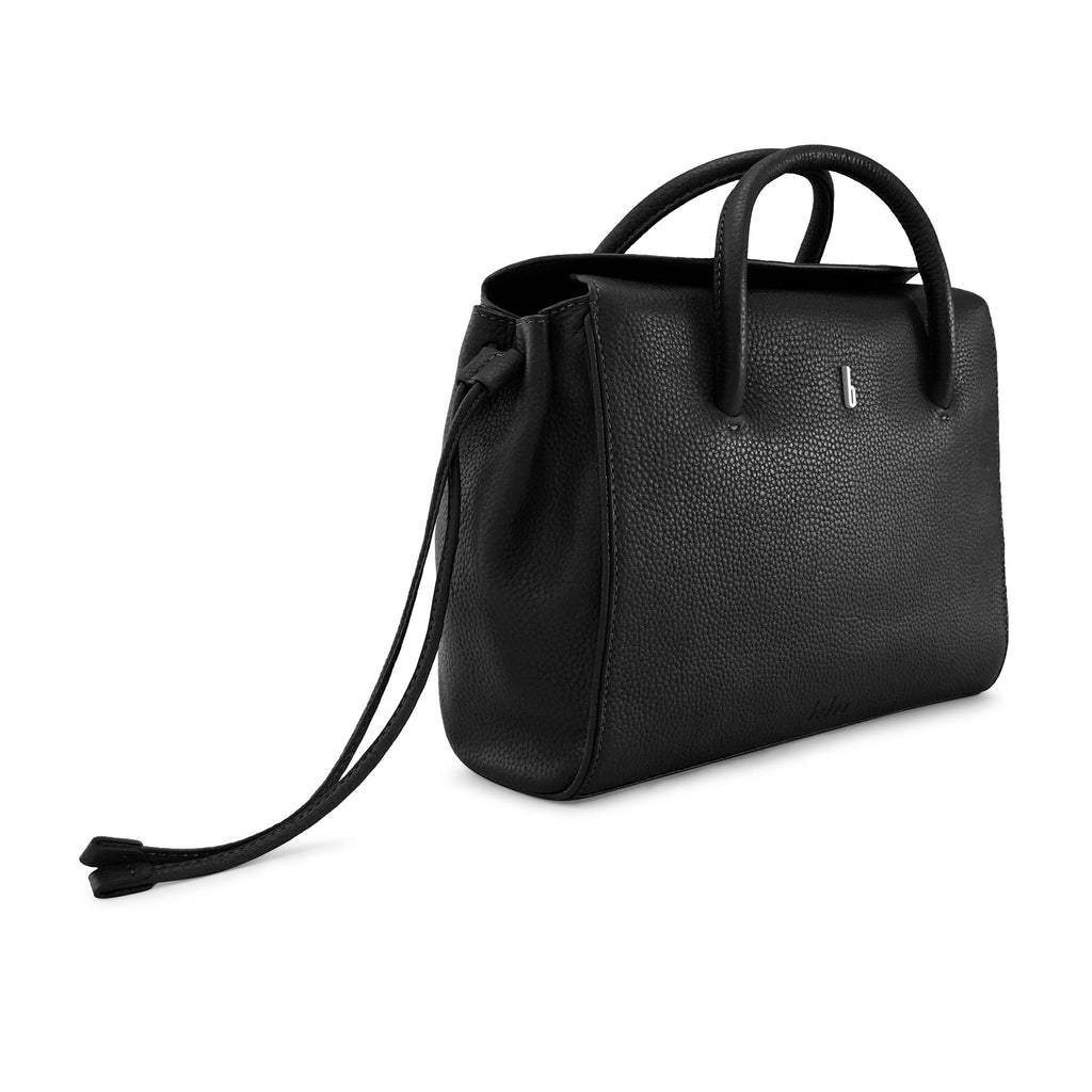 SERENA SATCHEL PEBBLE BLACK