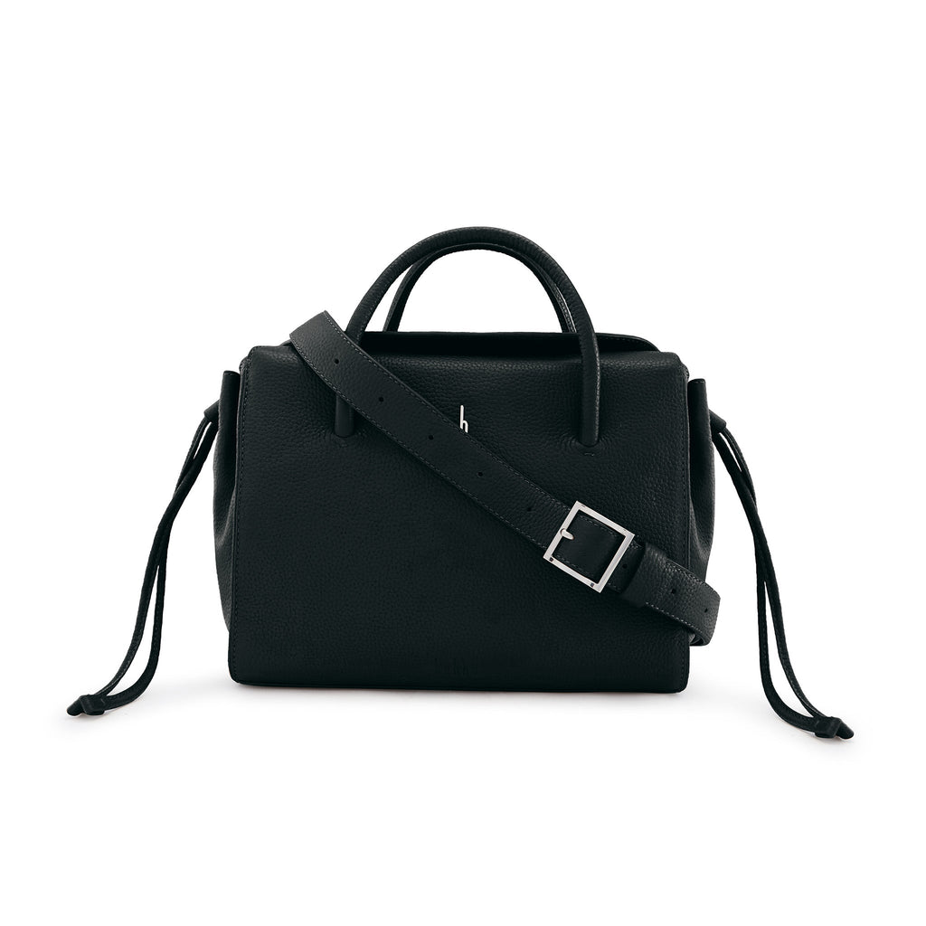 SERENA SATCHEL PEBBLE BLACK