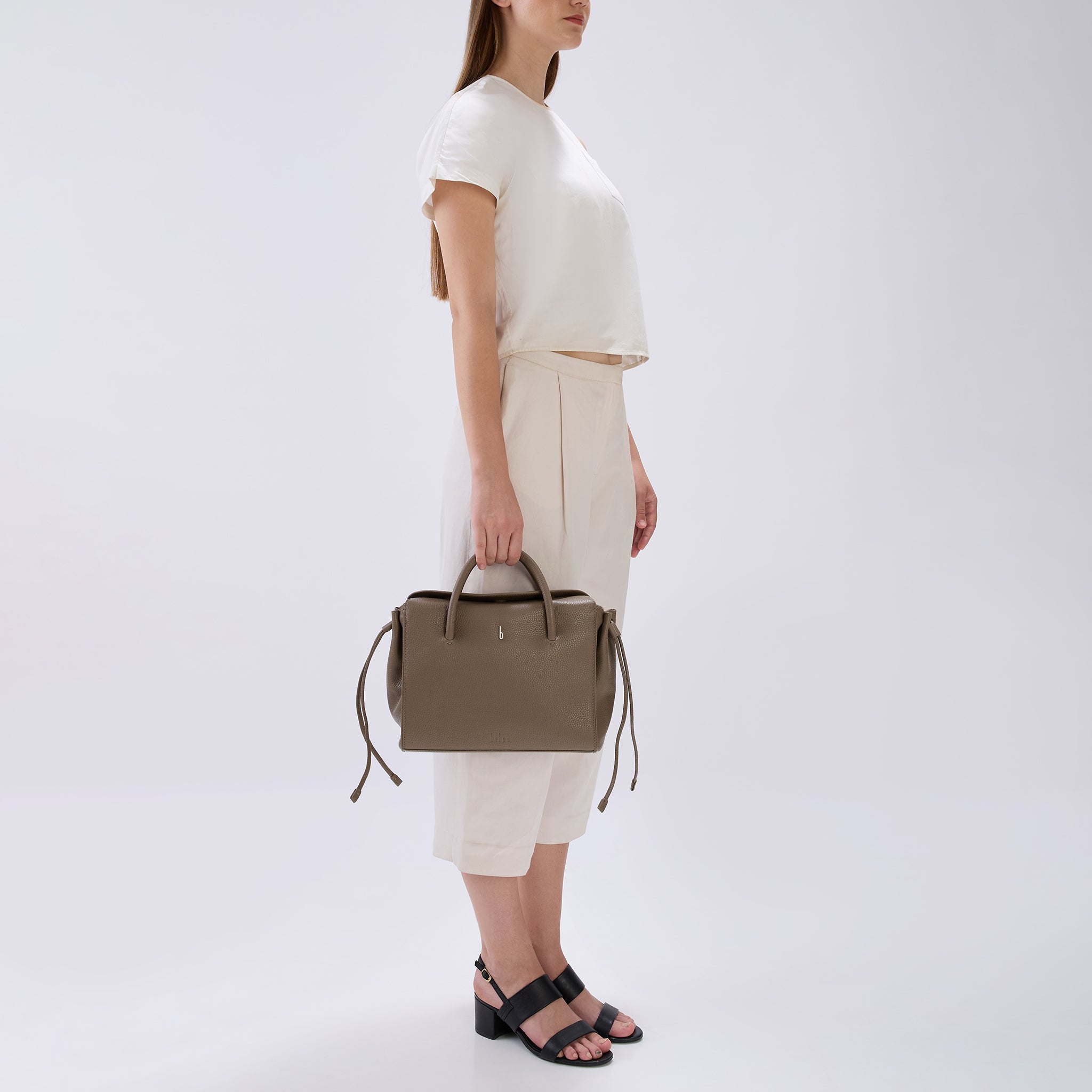 SERENA SATCHEL PEBBLE TAUPE