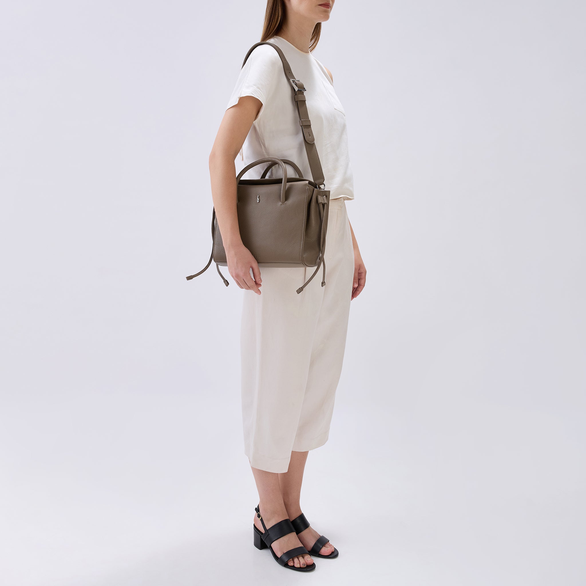 SERENA SATCHEL PEBBLE TAUPE