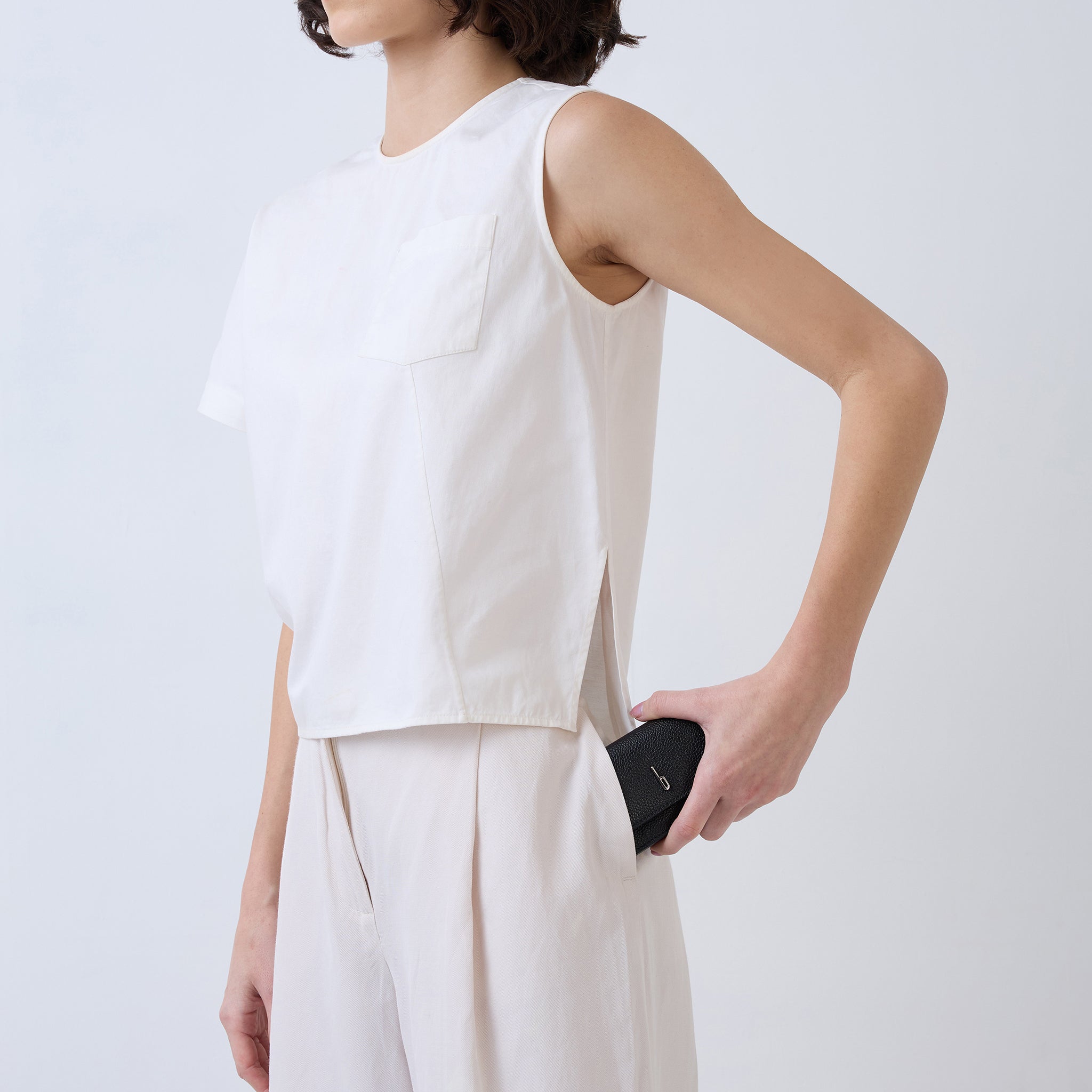 SHERYL WALLET PEBBLE BLACK